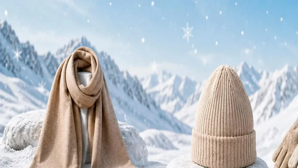Bufandas, gorros y guantes de temporada para venta al por mayor
